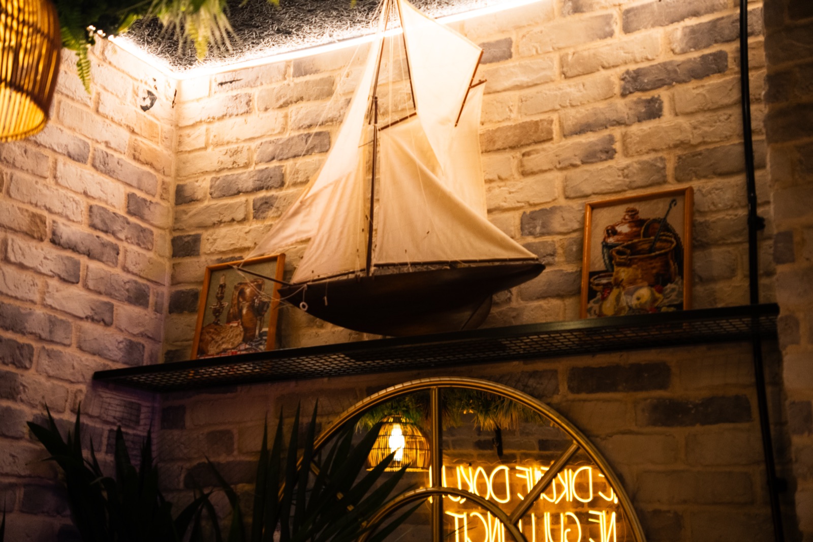 Décor intérieur du restaurant Borgini Melun